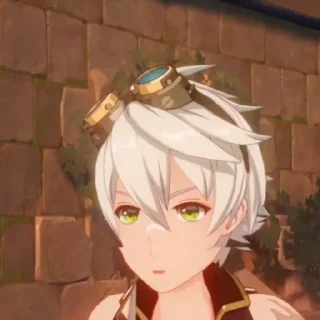 Стикер 𖦹Bennet Genshin — @yukieSticker - 5