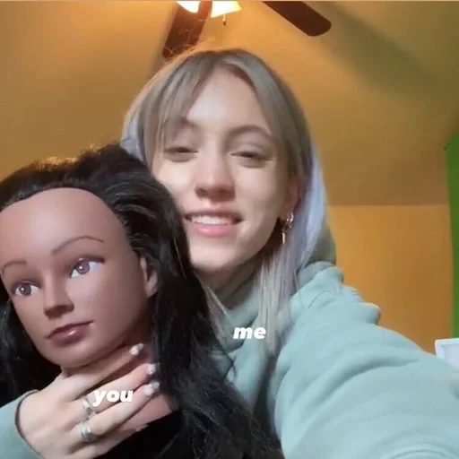 person human face wall