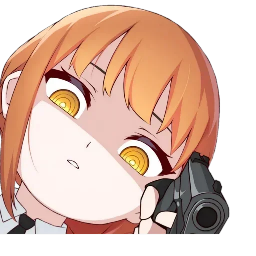 Человек бензопила by @anime_stickerr - 