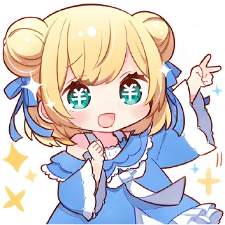 Sticker Бера-тян @Nyasticks - 10