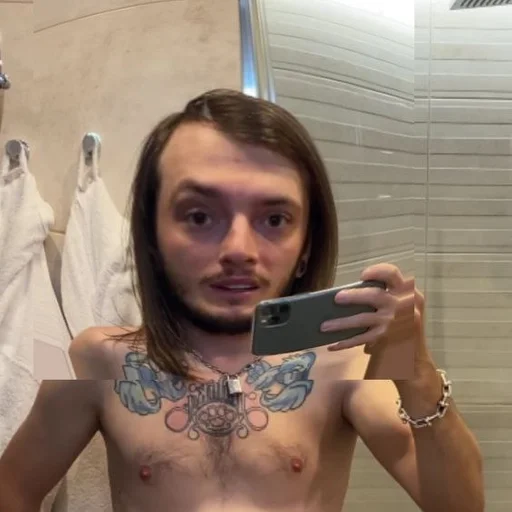 person human face chest