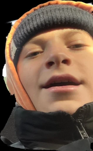 человеческое лицо Человек вязаный колпачок