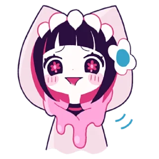 Стикер Берта-Тян @nyasticks - 2