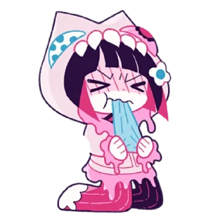 Стикер Берта-Тян @nyasticks - 4