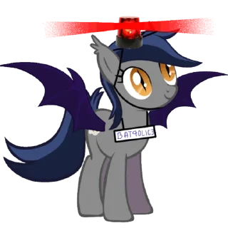 Стикер Bat pony - 4