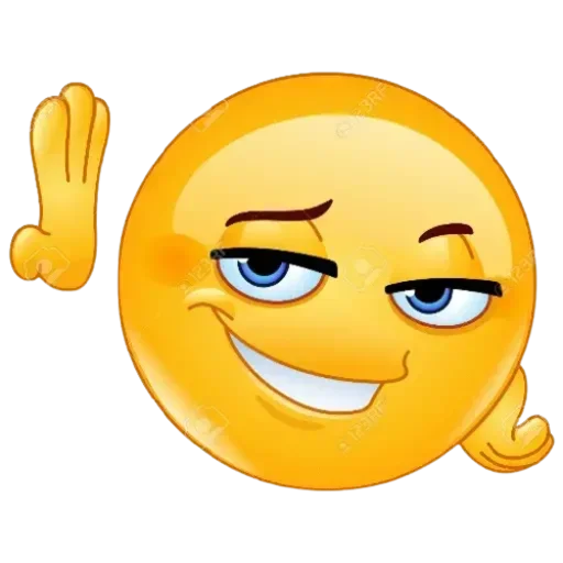 smile cartoon yellow