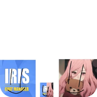 Sticker Ирис - 10