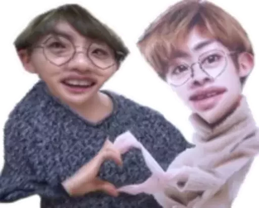 person glasses human face