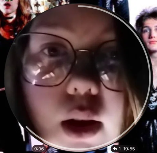 human face person glasses