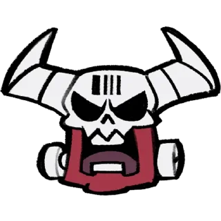 Стикер Helltaker Emoji Pack (Big) - 3