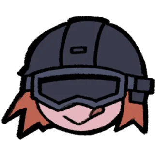 Стикер Helltaker Emoji Pack (Big) - 4