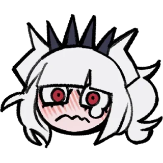 Стикер Helltaker Emoji Pack (Big) - 8