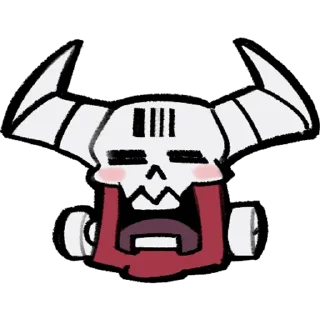 Стикер Helltaker Emoji Pack (Big) - 7