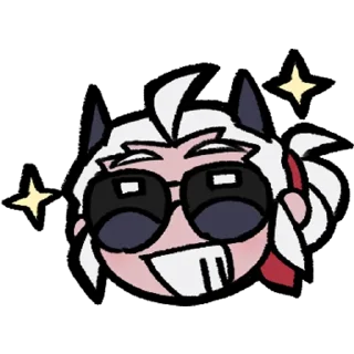 Стикер Helltaker Emoji Pack (Big) - 9