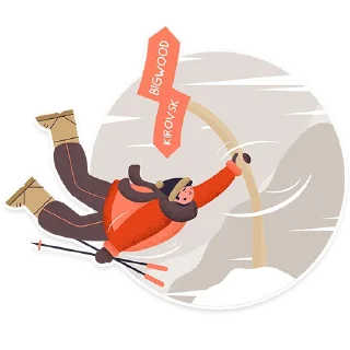 Стикер BigWood Resort - 6