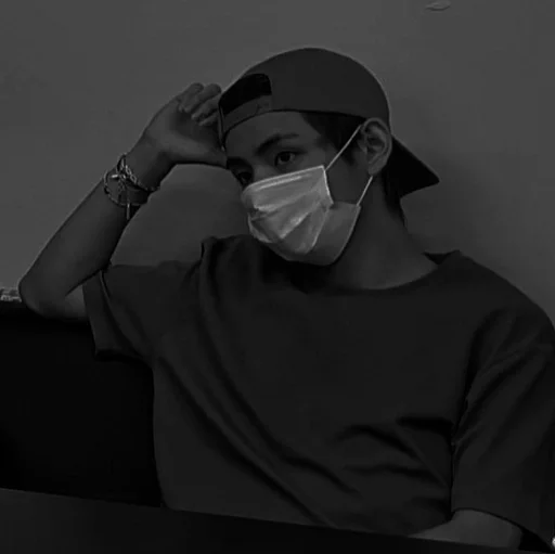 person black and white indoor