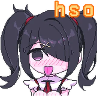 Стикер 超天酱表情包 @Bilibili_skin - 1