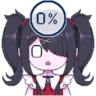 Стикер 超天酱表情包 @Bilibili_skin - 6