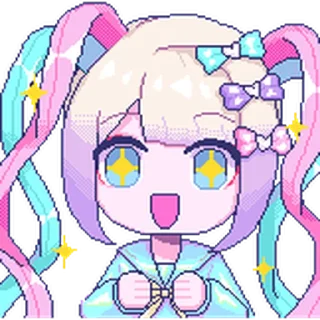 Стикер 超天酱表情包 @Bilibili_skin - 3