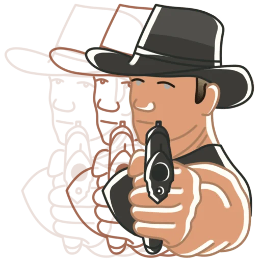 шляпа мультфильм ковбойская шляпа