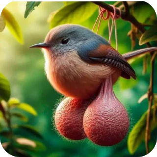 Sticker Птичко с яйцами и её последователи - 4