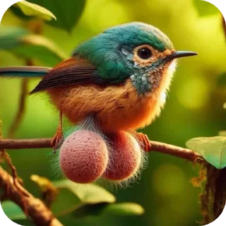 Sticker Птичко с яйцами и её последователи - 5