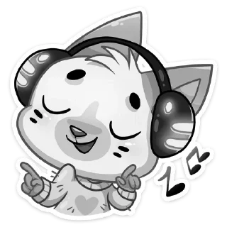 Стикер Бисквит серый @stickers_vk @UUFCJ @TgEmojis_bot - 1