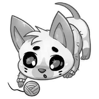 Стикер Бисквит серый @stickers_vk @UUFCJ @TgEmojis_bot - 6