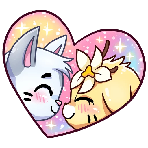 @TgSticker Бисквит и Ванилька без надписей - 