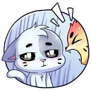 Стикер @TgSticker Бисквит и Ванилька без надписей - 8