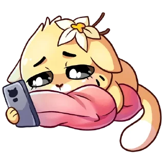 Стикер @TgSticker Бисквит и Ванилька без надписей - 7