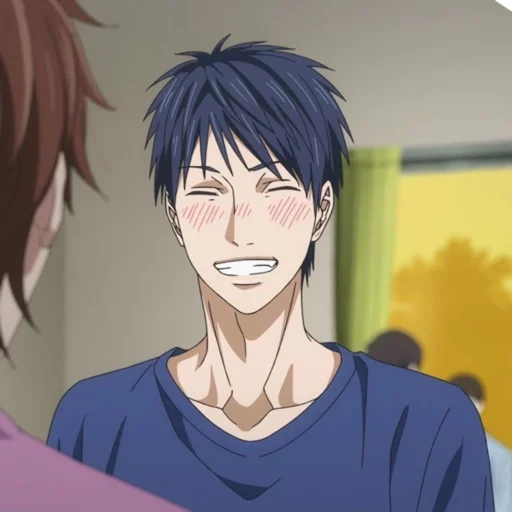 anime cartoon human face