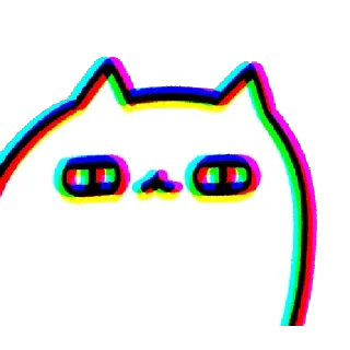 Стикер Bitty Cat - 0