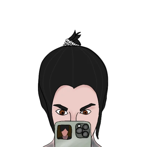 text cartoon illustration