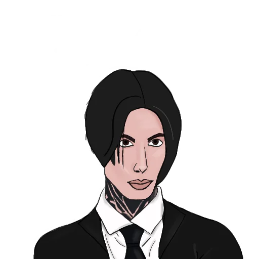 human face sketch cartoon