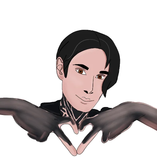 human face sketch illustration