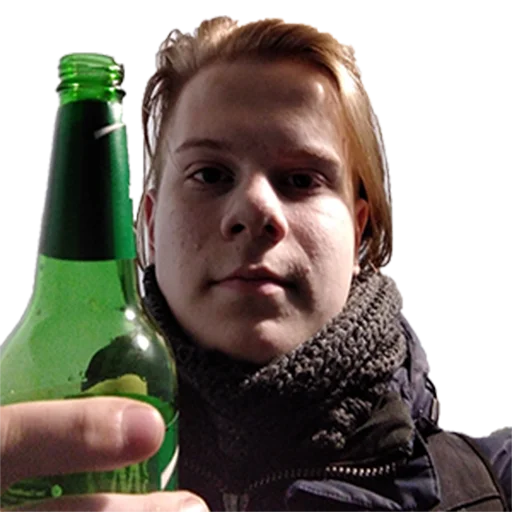 human face person drink