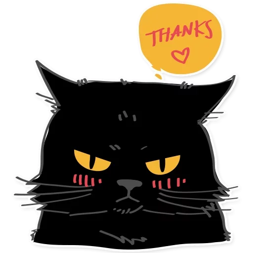 cat clipart illustration