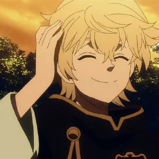 Sticker Чёрный клевер by @stikeru7777 - 1