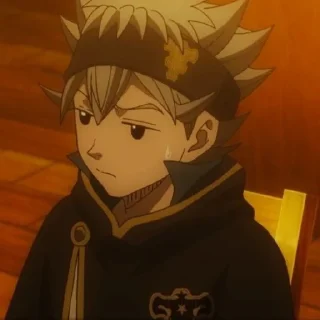 Sticker Чёрный клевер by @stikeru7777 - 6