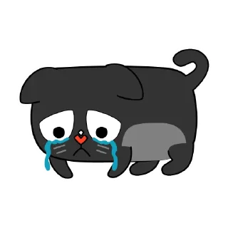 Sticker BlackCyberCat - 3