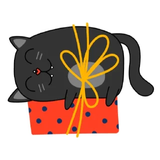 Sticker BlackCyberCat - 4