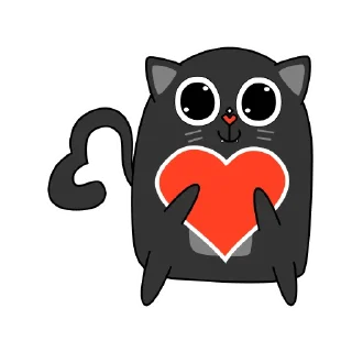 Sticker BlackCyberCat - 5