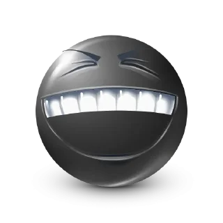 Стикер Black Face Emoji @TgSticker - 0