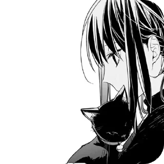 Sticker black pencil 🏴 - 9