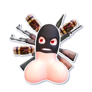 Sticker BlackSmileyKher - 6