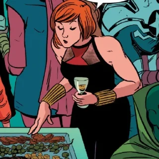 Sticker Black Widow @stickersb2b - 0