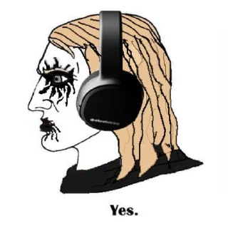 Стикер Black metal - 0