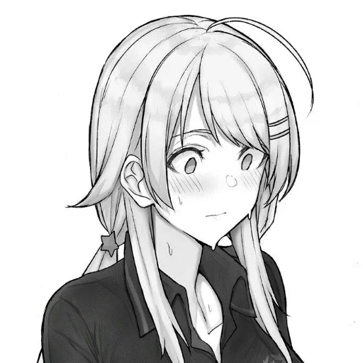 anime cartoon sketch