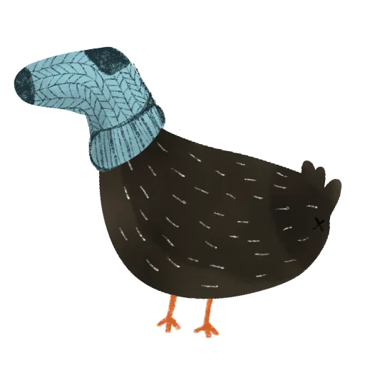 Стикер Black_chicken_rsvt - 1